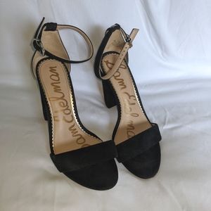 Sam Edelman Yaro Block Heels, Black Suede